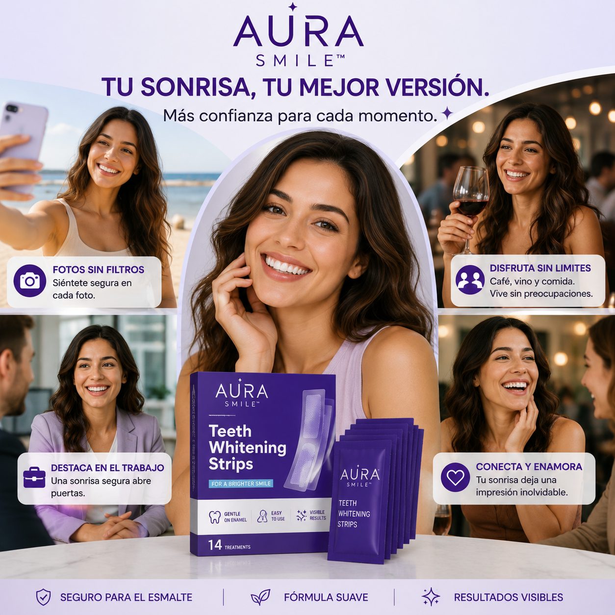 AuraSmile™ La sonrisa que transmite confianza.