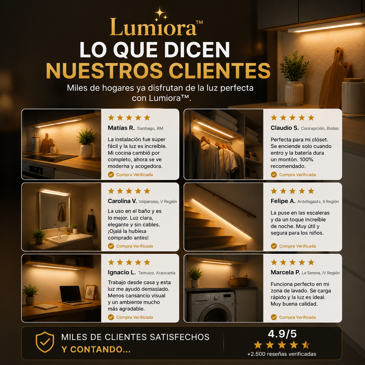 Lumiora™ | transforma cualquier espacio en segundos