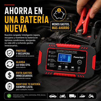 PowerVolt™- Recupera y protege tu batería automáticamente