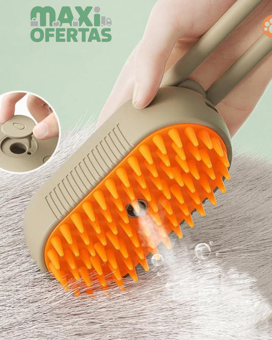 Cepillo con Vapor 2 X 1 para Mascotas